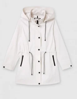 Parka déperlante écrue