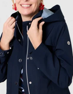 Parka déperlante marine