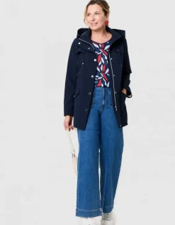Parka déperlante marine