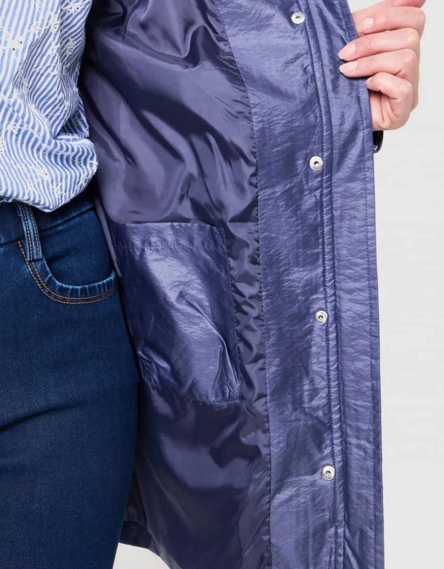 Parka légère bleu nuit
