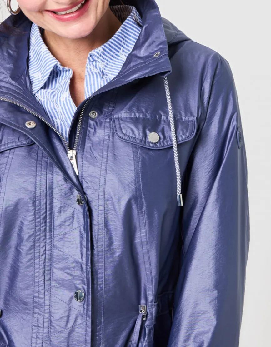 Parka légère bleu nuit
