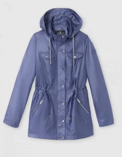 Parka légère bleu nuit