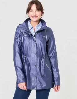 Parka légère bleu nuit