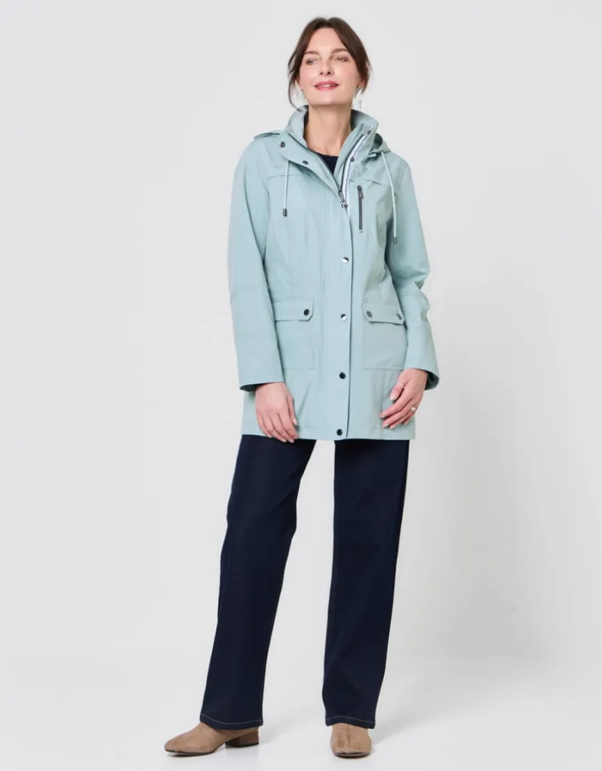 Parka légère vert amande
