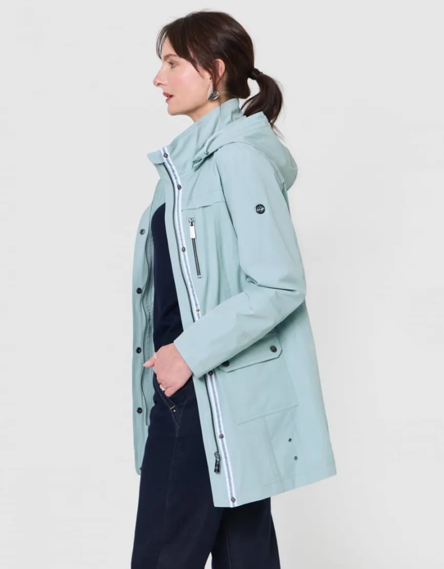 Parka légère vert amande