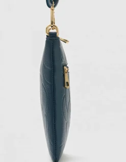 Pochette bandoulière bleu