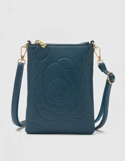 Pochette bandoulière bleu