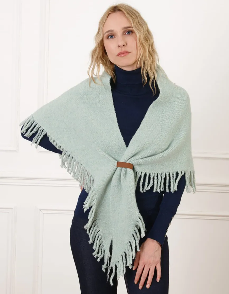 Poncho vert clair