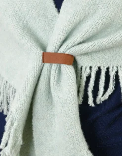 Poncho vert clair