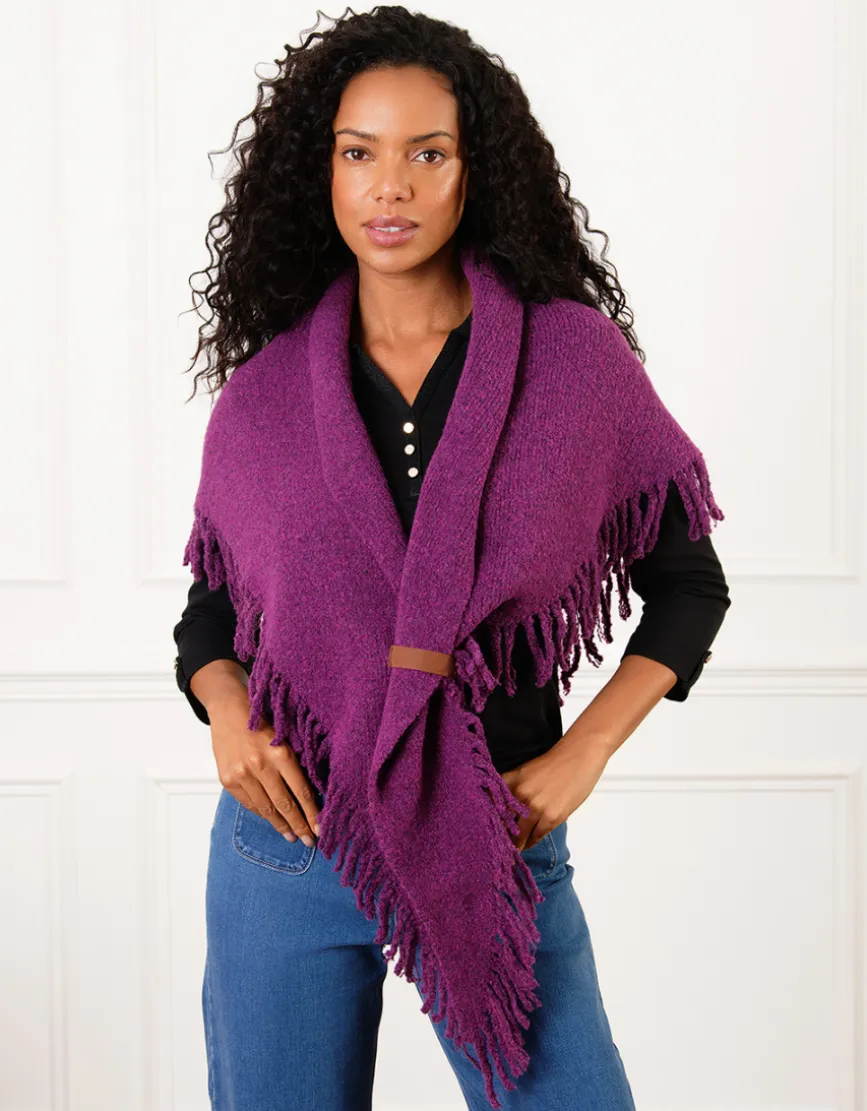 Poncho violet