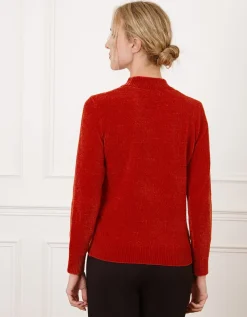 Pull chenille terracotta