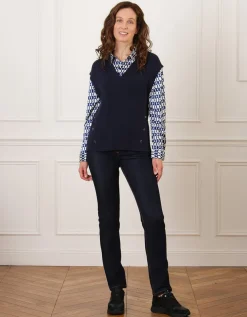 Pull 2 en 1 marine motif