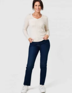 Pull fantaisie beige