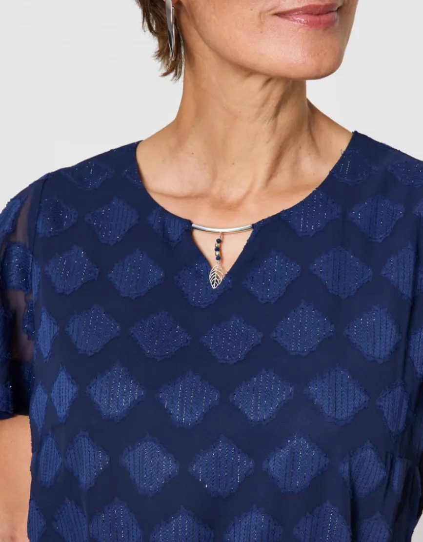 Robe chic motif marine