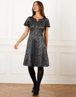 Robe chic noire dentelle