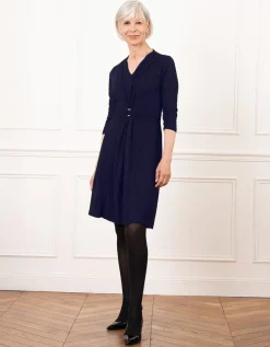 Robe chic paillettes bleu