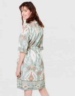 Robe motif kaki