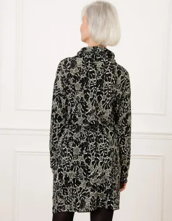 Robe pull motif kaki
