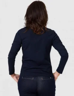 T-shirt coton marine