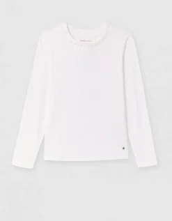 T-shirt coton modal blanc