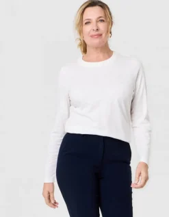 T-shirt coton modal blanc