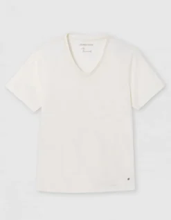 T-shirt coton modal écru