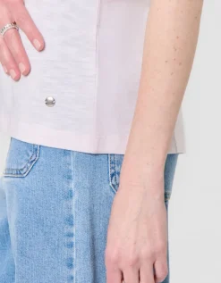 T-shirt coton modal rose