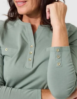 T-shirt coton vert