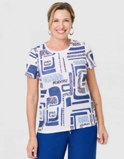 T-shirt gauffré blanc