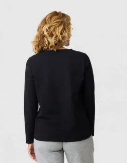 Tshirt imprimé coton noir