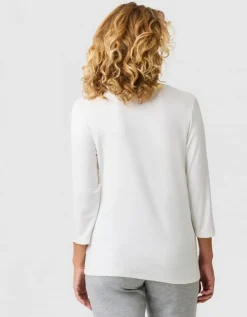T-shirt imprimé écru