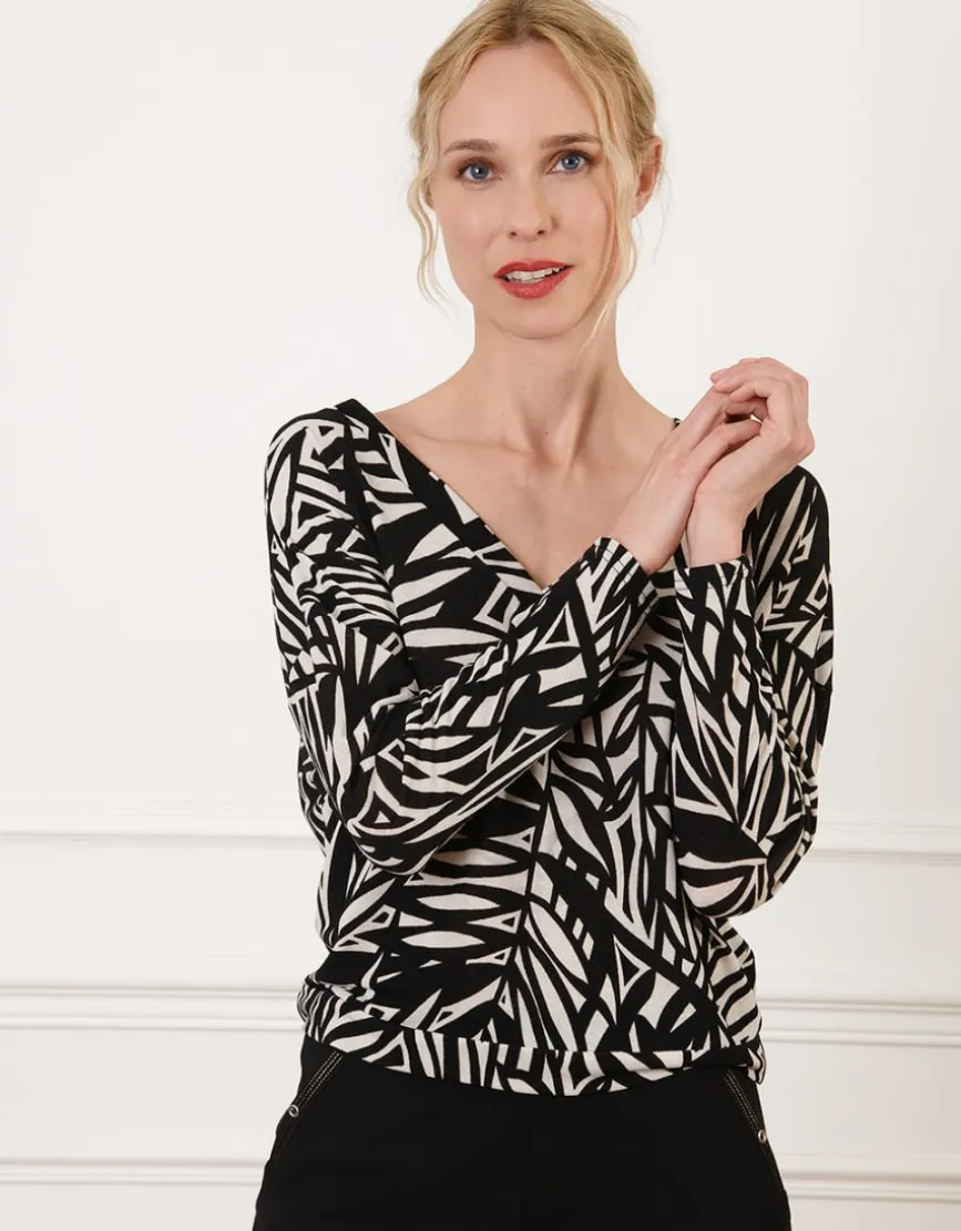 T-shirt imprimé noir