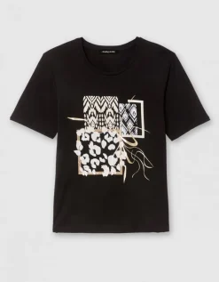 T-shirt imprimé noir