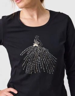 T-shirt imprimé noir
