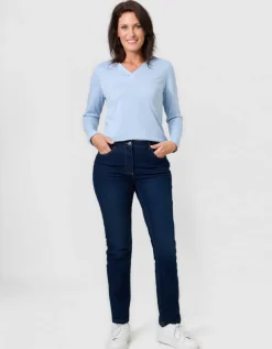 T-shirt irisé bleu clair