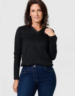 T-shirt irisé noir