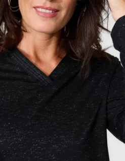 T-shirt irisé noir