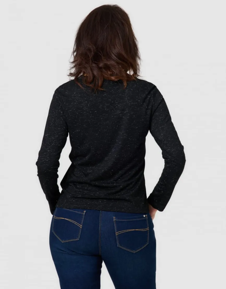 T-shirt irisé noir