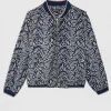 Veste bomber motif marine