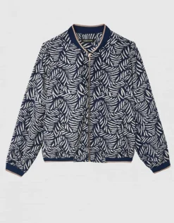 Veste bomber motif marine