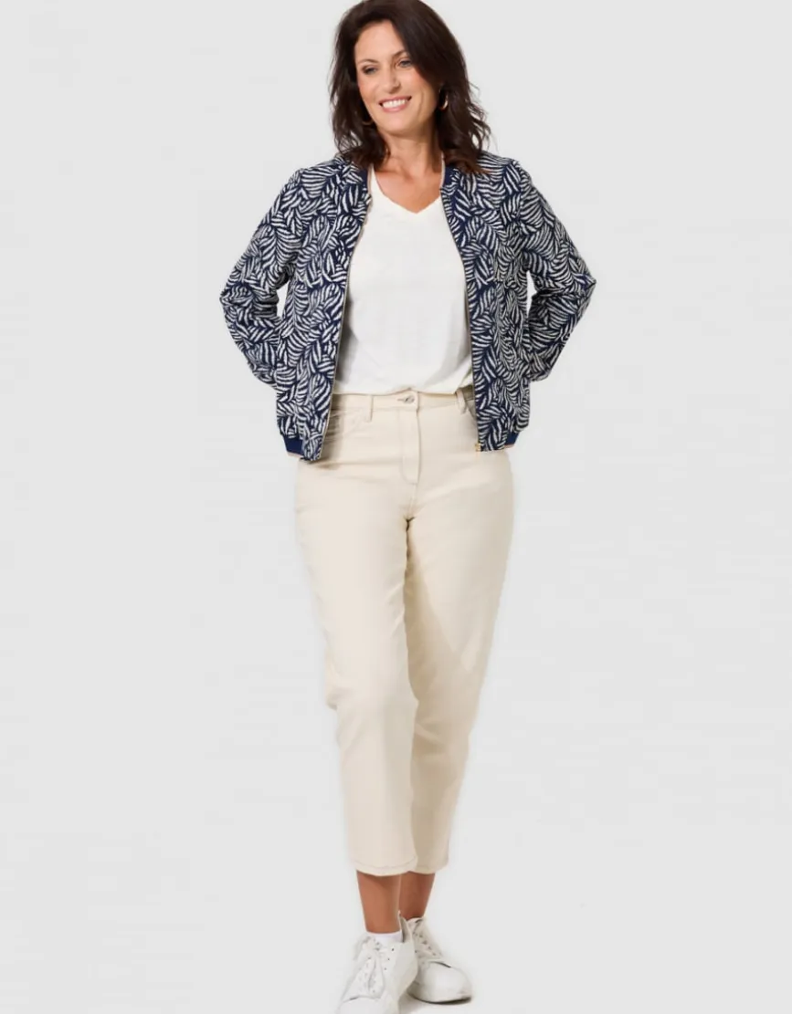 Veste bomber motif marine