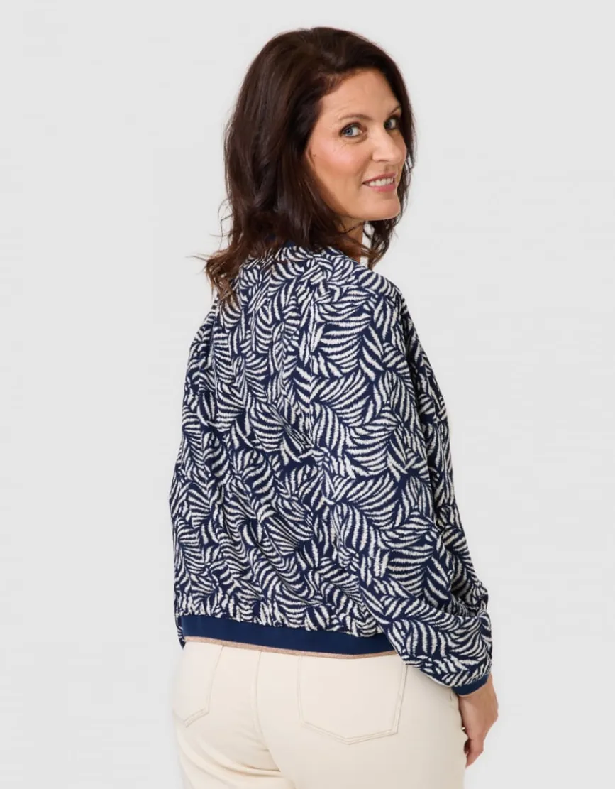 Veste bomber motif marine