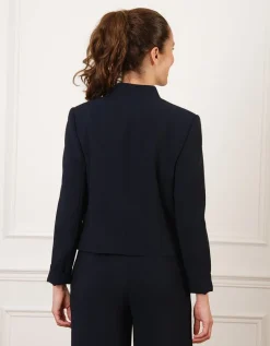 Veste chic tailleur bleu