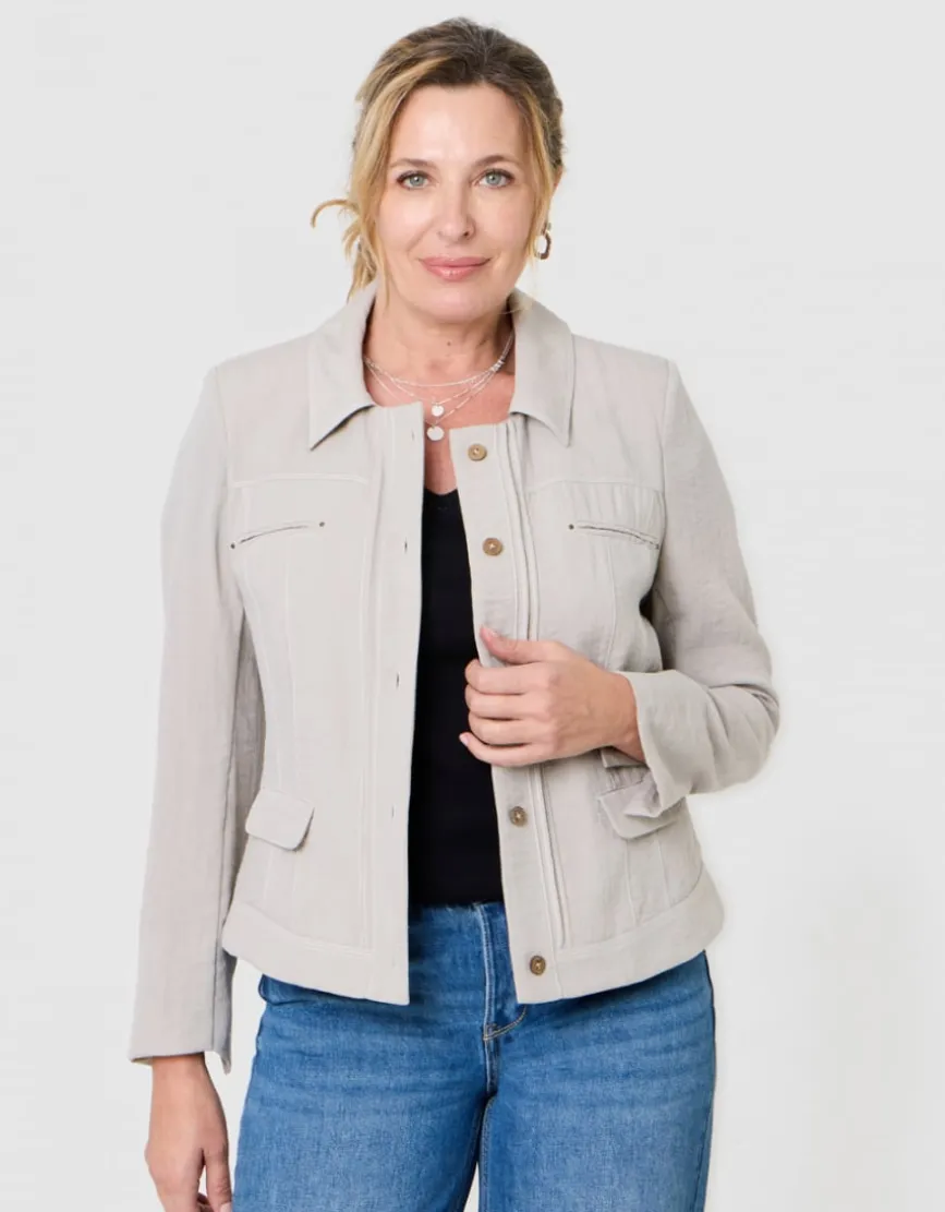 Veste habillée beige