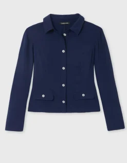 Veste légère bleu marine