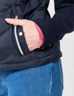 Veste matelassée marine