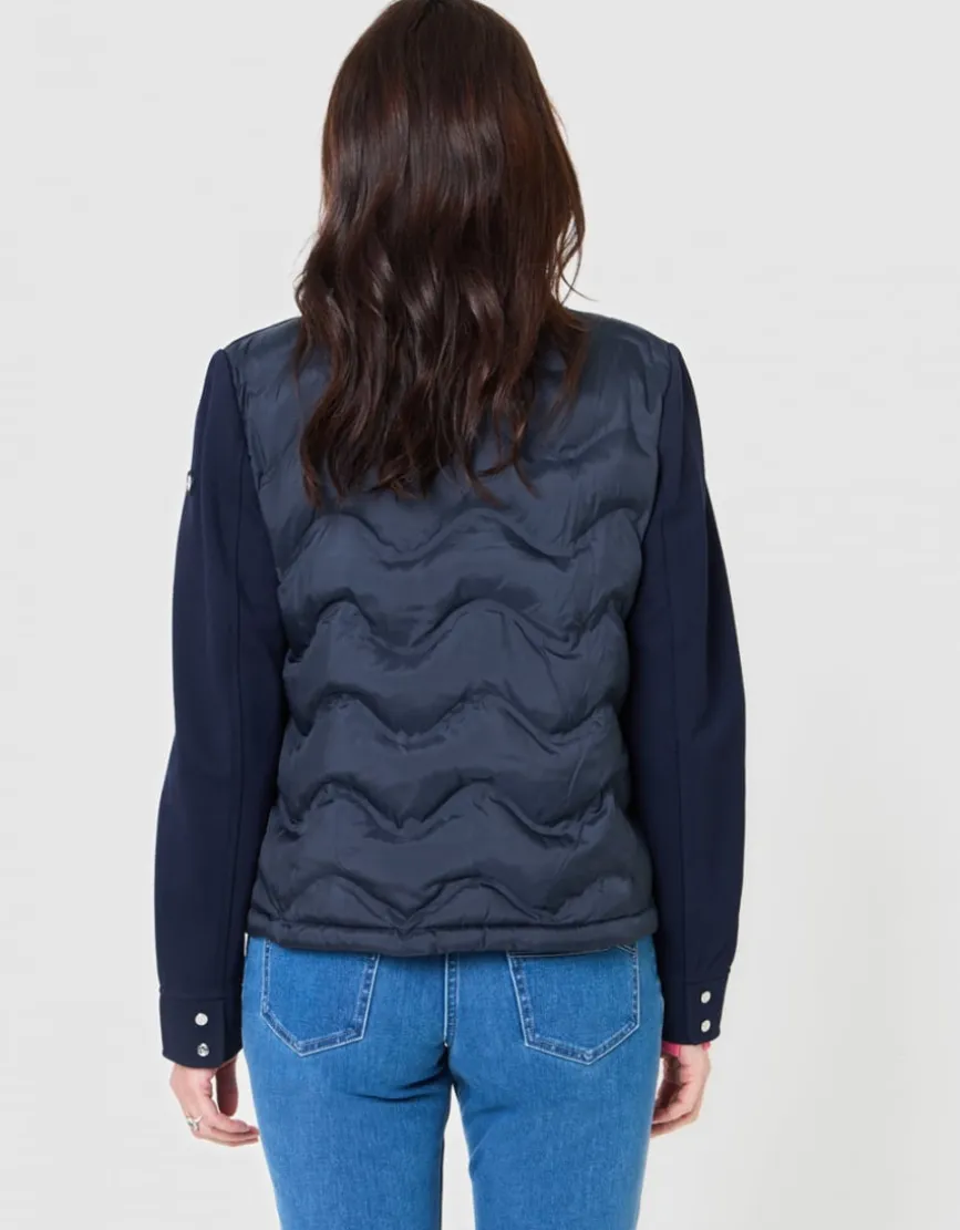Veste matelassée marine