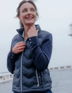 Veste matelassée marine