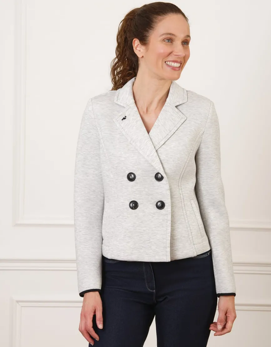 Veste molletonnée gris