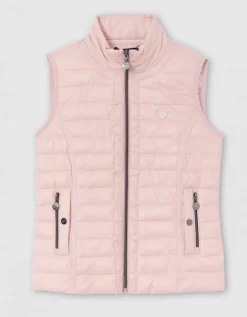Veste sans manches rose
